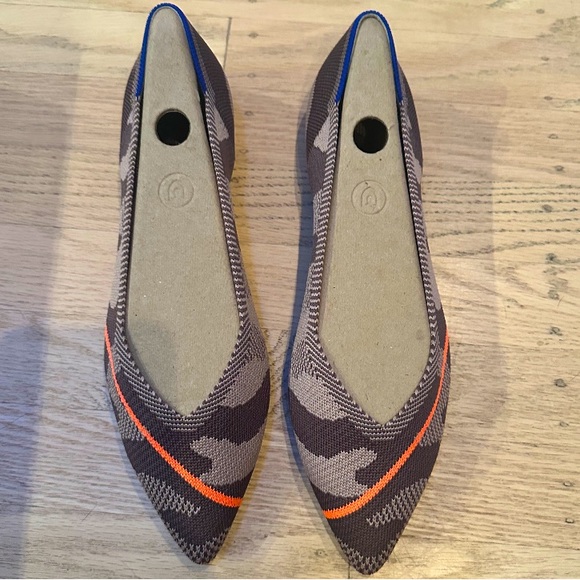Rothy's Shoes - Rothy’s The Point Taupe Camo